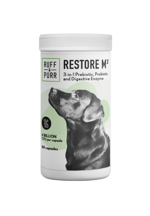 Single bottle of Restore M3® Probiotic