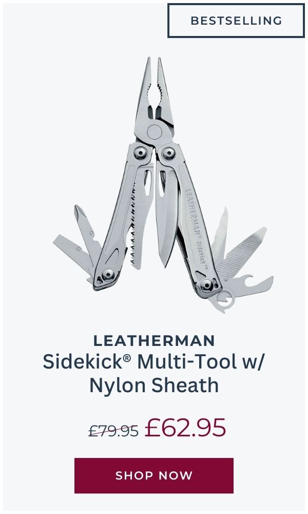 Leatherman Sidekick® Multi-Tool W/ Nylon Sheath - Stainless Steel