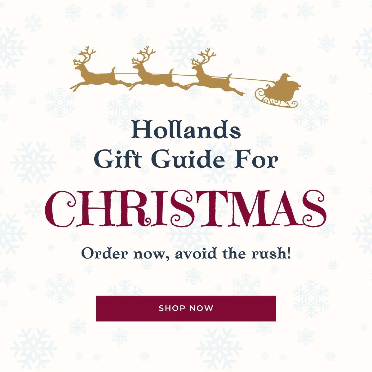 hollands gift guide for christmas, shop now