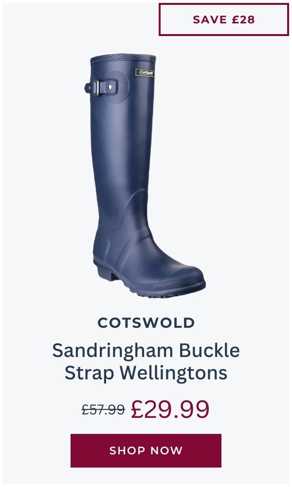 Cotswold Sandringham Buckle Strap Wellingtons