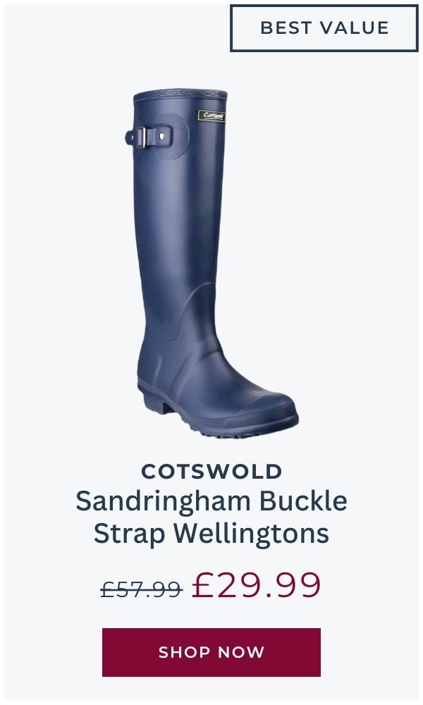 Cotswold Sandringham Buckle Strap Wellingtons