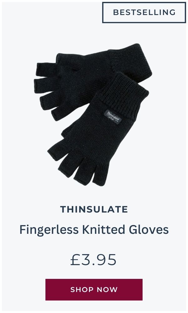 Thinsulate Fingerless Knitted Gloves