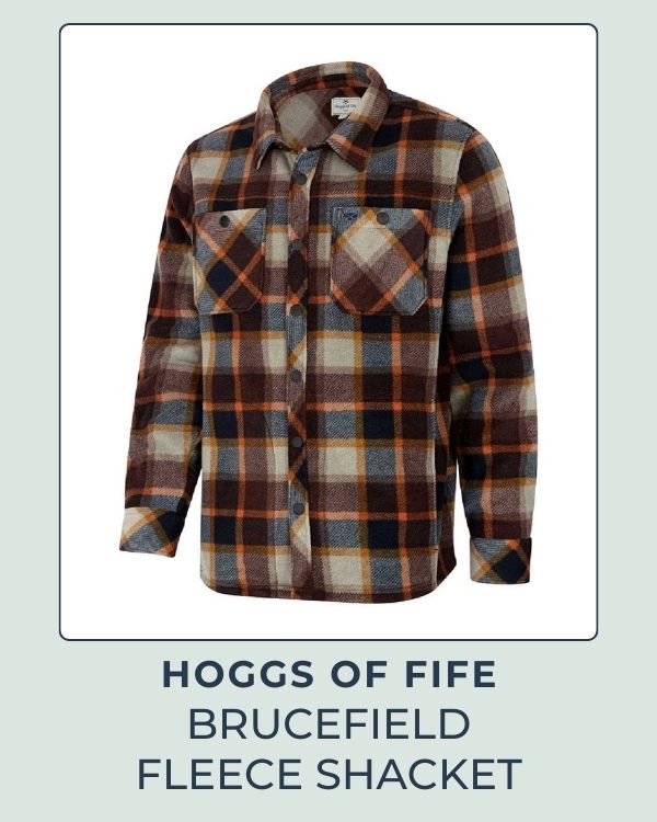 Hoggs of Fife Brucefield Fleece Shacket