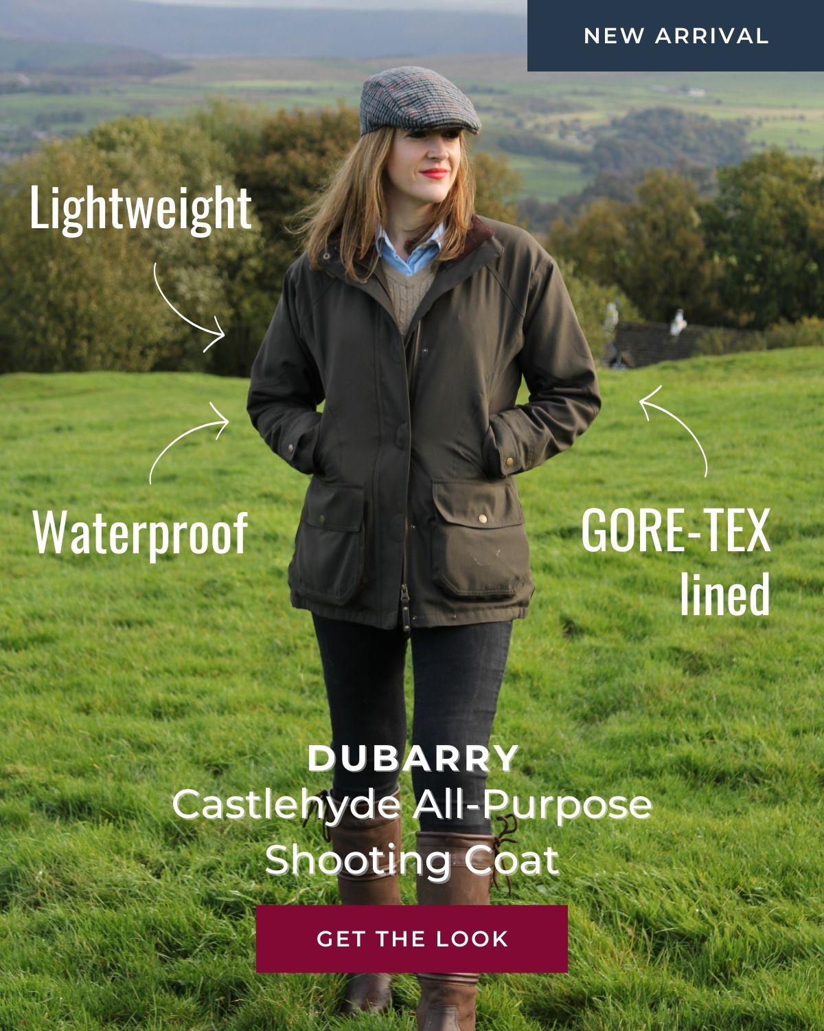 Dubarry Castlehyde All-Purpose Shooting Coat