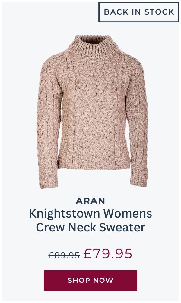 Aran Knightstown Womens Crew Neck Sweater