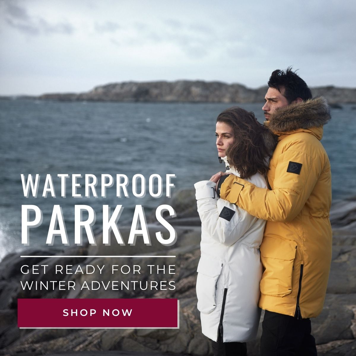 waterproof parkas for winter adventures, shop now