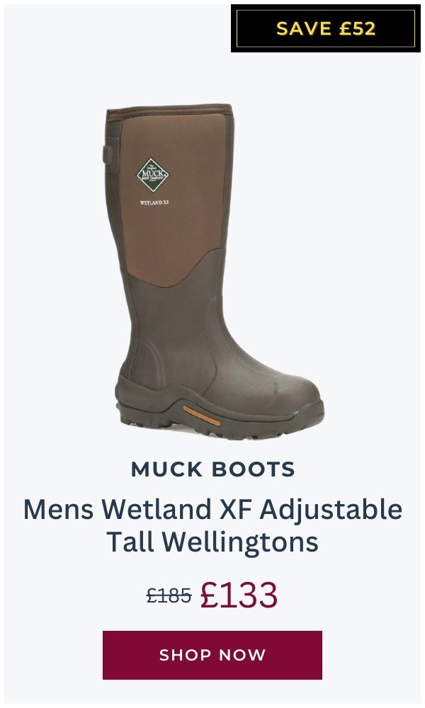 Muck Boots Mens Wetland XF Adjustable Tall Wellingtons