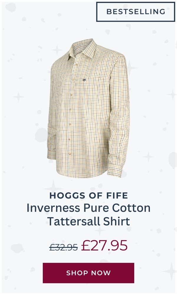Hoggs of Fife Inverness Pure Cotton Tattersall Shirt