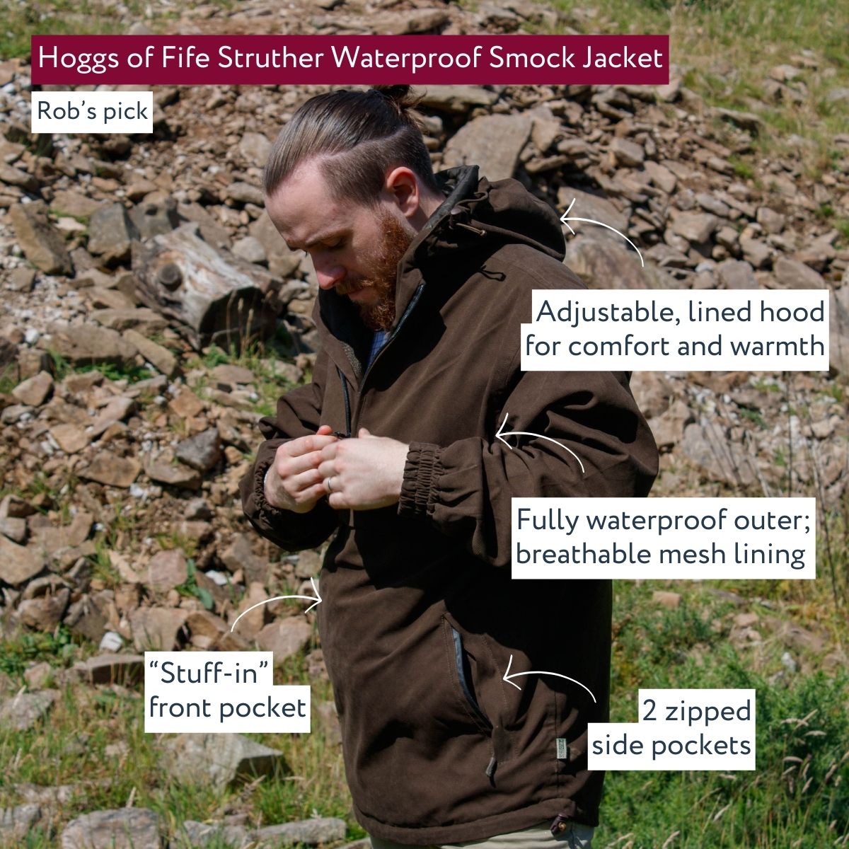 Hoggs of Fife Struther Waterproof Smock Jacket