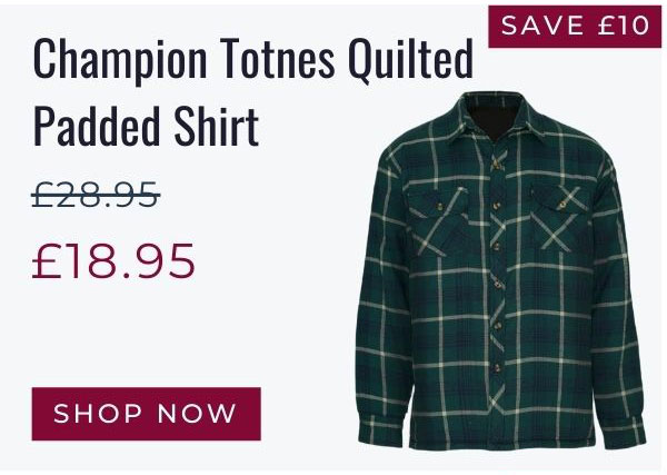 Champion Totnes Quilted Padded Shirt