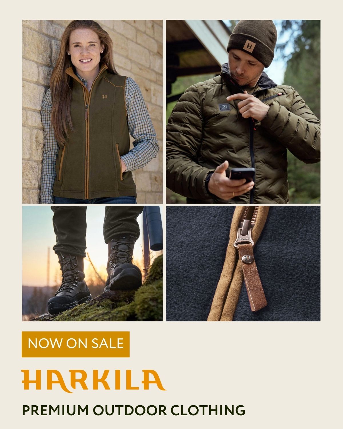 Harkila, the premium outdoor clothing brand, now on sale.