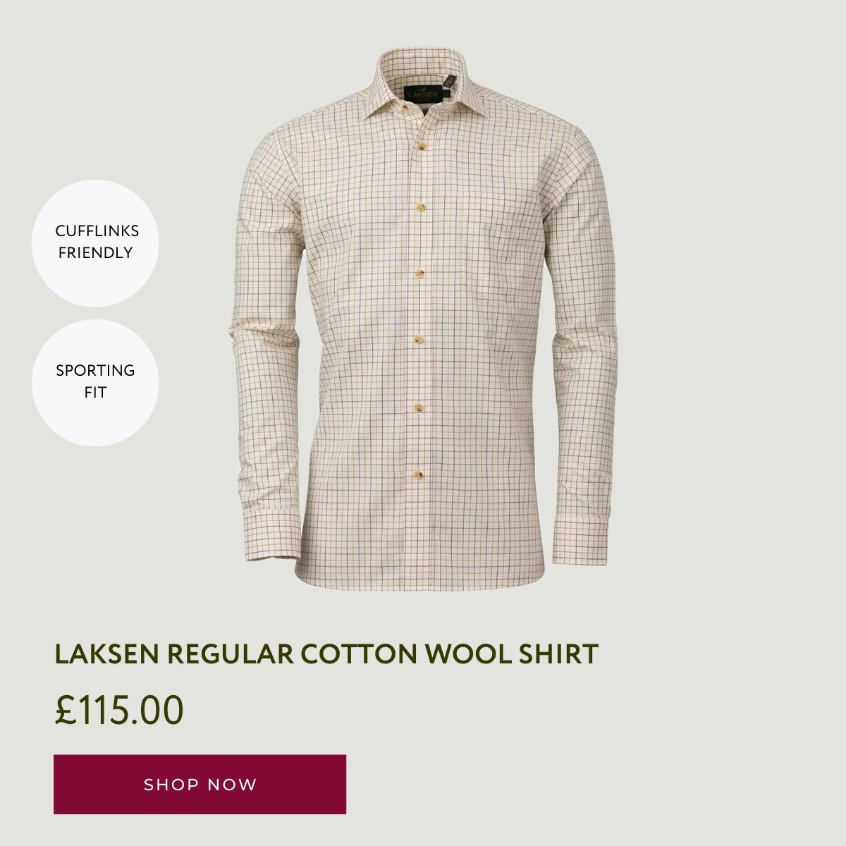 Laksen Regular Cotton Wool Shirt