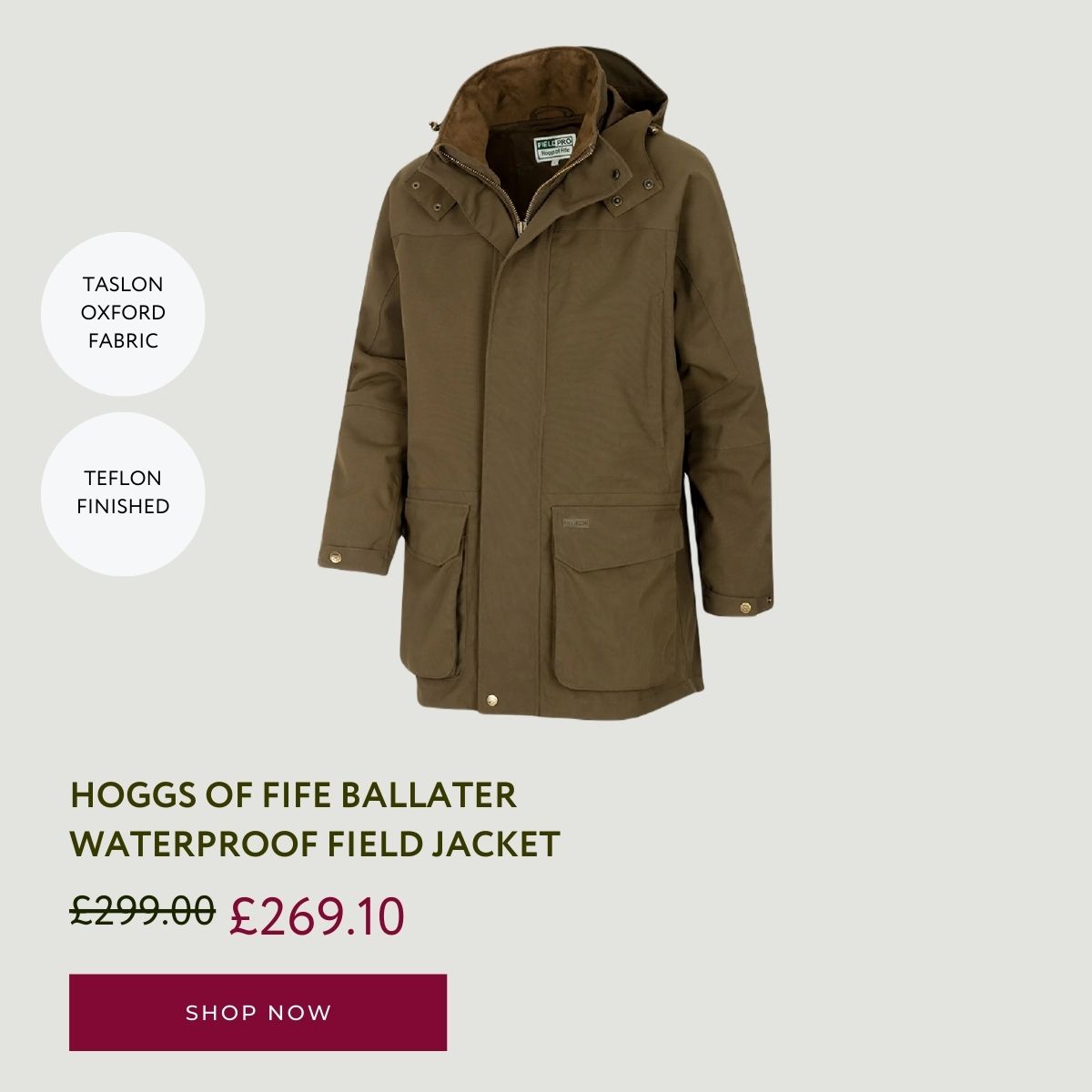 Hoggs of fife ballater waterproff field jacket