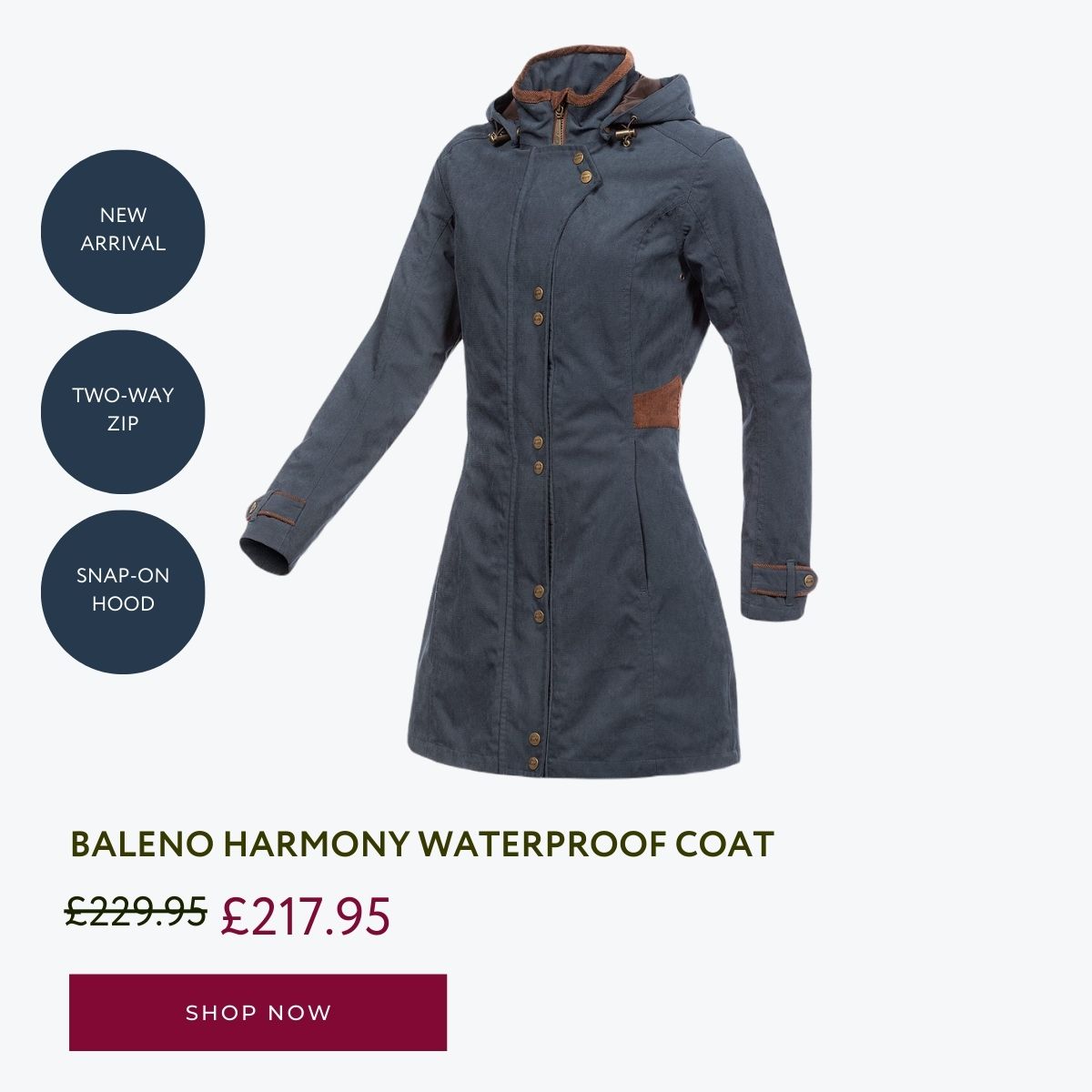 Baleno Harmony Waterproof Coat