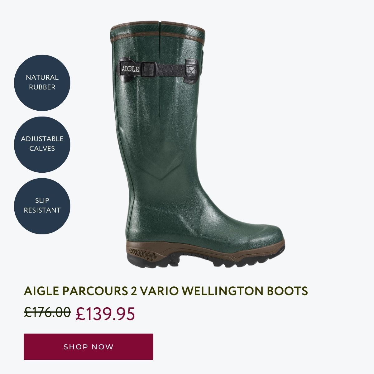 Aigle Parcours 2 Vario Wellington Boots