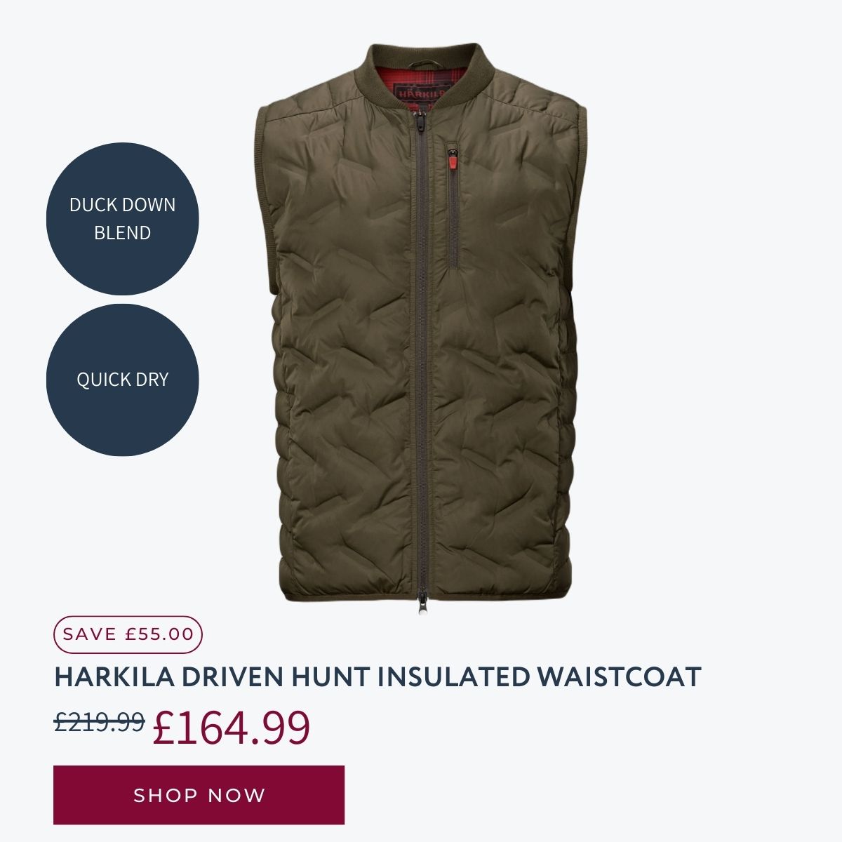 Harkila Driven Hunt Insulated Waistcoat